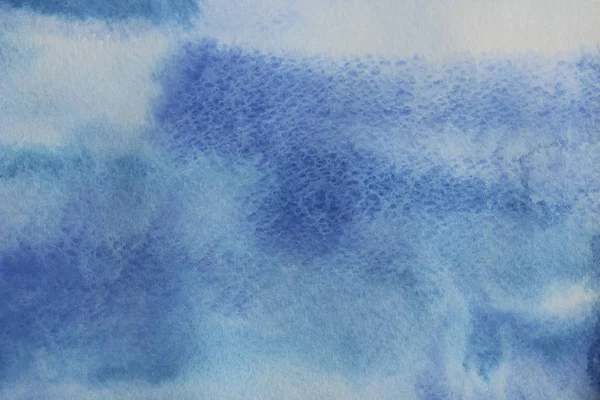 Blurred Painted Background Blue Watercolor Background Texture Lot Copy Space — Stock Photo, Image