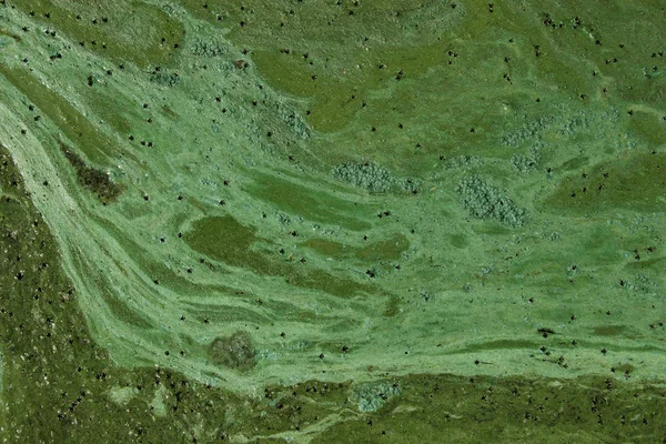 Обрізаний Знімок Брудної Води Вид Зверху Екологія Забруднення Навколишнього Середовища — стокове фото