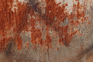 Taş duvar dokusunun bulanık görüntüsü. Soyut doku arka planı, kahverengi renkler.