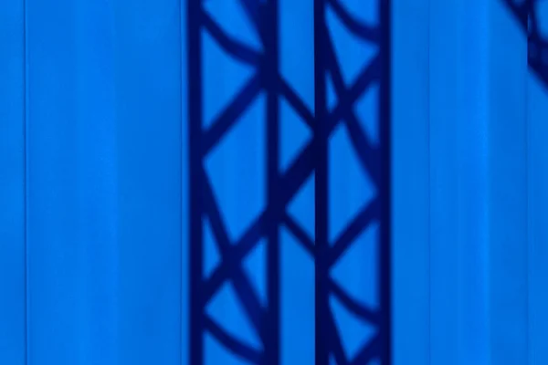 Sombra Gráfica Negra Sobre Fondo Azul Textura Abstracta Color Azul — Foto de Stock