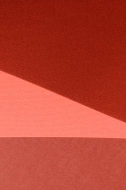 Soyut geometrik kağıt arkaplan, kırmızı renkler. Renkli doku arka plan. Trend konsepti.
