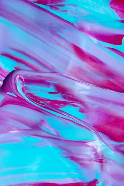 Akrilik boyayla yapılan soyut bir arka plan. Renkli bir zemin. Soyut doku arkaplanı. Renkli boya dokusu.