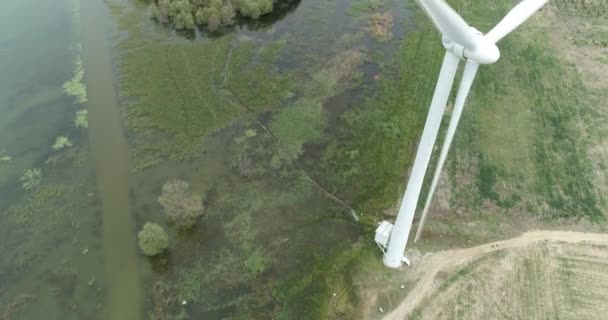 Développement Des Énergies Alternatives Chine Parc Éoliennes Est Situé Près — Video