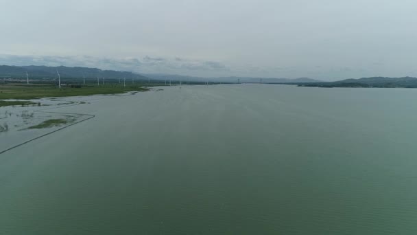 Desarrollo Energías Alternativas China Parque Eólico Encuentra Cerca Beijing — Vídeo de stock