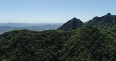 Büyük duvar'ın havadan görünümü