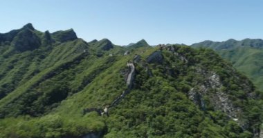 Büyük duvar'ın havadan görünümü