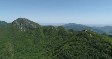 Büyük duvar'ın havadan görünümü