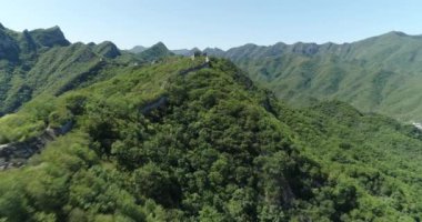 Büyük duvar'ın havadan görünümü