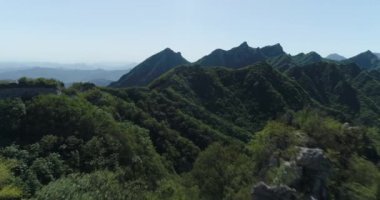 Büyük duvar'ın havadan görünümü