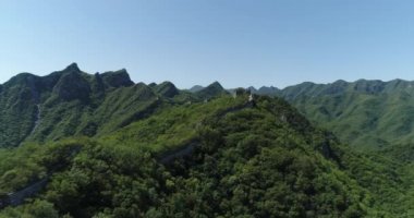 Büyük duvar'ın havadan görünümü