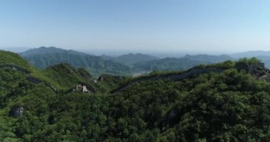 Büyük duvar'ın havadan görünümü