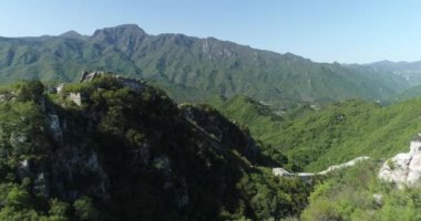 Büyük duvar'ın havadan görünümü