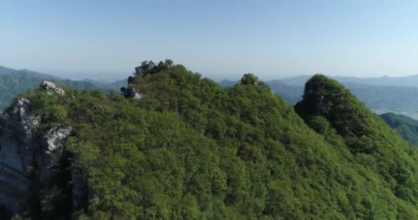 Vista Desde Aire Gran Muralla — Vídeo de stock