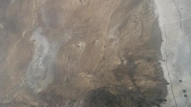 インドネシアの自然 火山パパンダヤン ジャワ島 — ストック動画