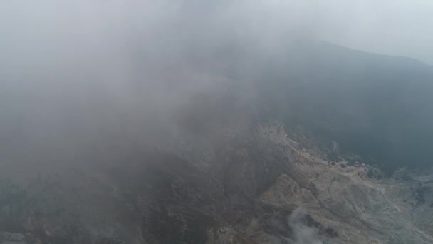 Nature de l'Indonésie, volcan Papandaya, île de Java . 
