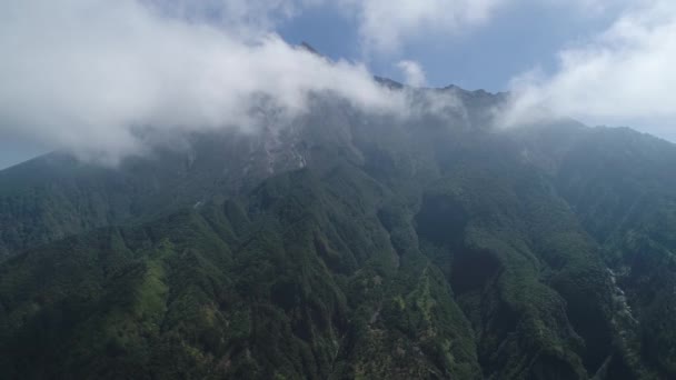 インドネシアの性質 ジャワ島メラピ山 — ストック動画