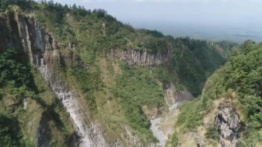 Endonezya'nın doğası. Java adası. Merapi Dağı. 