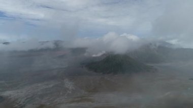 Endonezya'nın doğası. Java adası. Bromo Dağı. 