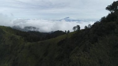 Endonezya'nın doğası. Java adası. Bromo Dağı. 