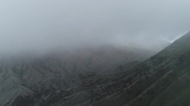 Endonezya'nın doğası. Java adası. Bromo Dağı. 