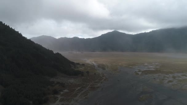 Charakter Indonezji Wyspa Java Góra Bromo — Wideo stockowe