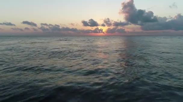 Zonsopgang Bali Opname Werd Gemaakt Aan Oostkust Van Het Eiland — Stockvideo