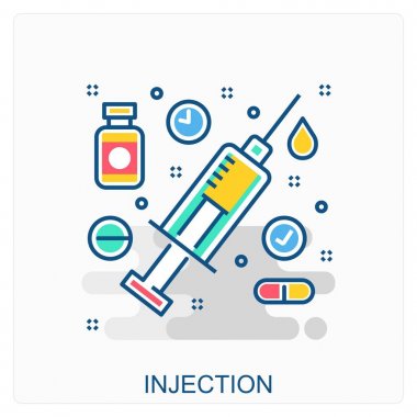 Bu Yüksek Kaliteli Simge İllüstrasyon tüm Tıbbi ve diğer farklı kavramları tek bir yerde tüm içerir.
