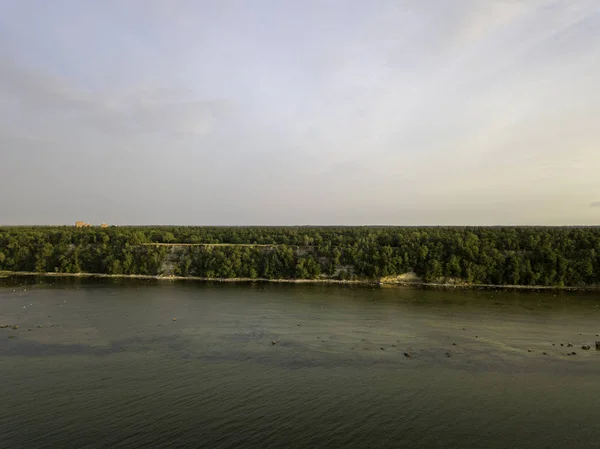 Letecký Pohled Pobřeží Baltského Moře Pláž — Stock fotografie
