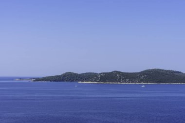Hava güzel manzara ve deniz Hırvatistan