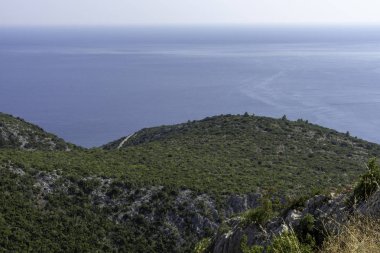 Güzel manzara ve deniz Hırvatistan