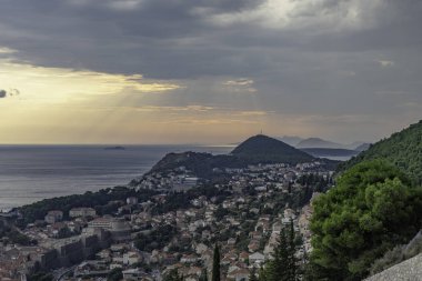 Güzel manzara ve deniz Hırvatistan
