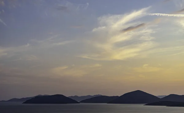 美丽的风景和海在克罗地亚 — 图库照片
