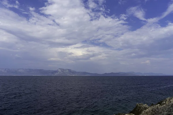 Schöne Landschaft Und Meer Kroatien — Stockfoto