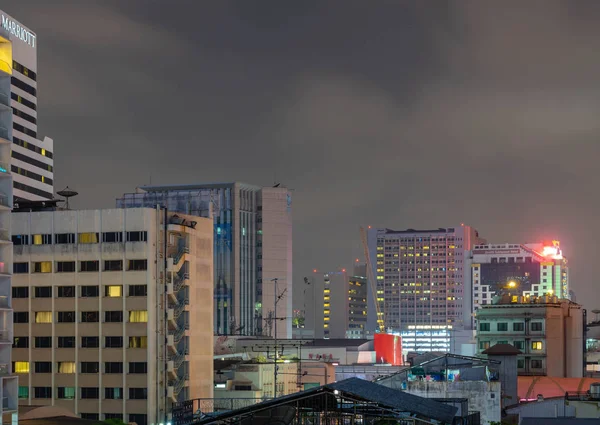 Vista Bangkok Noite Crepúsculo — Fotografia de Stock