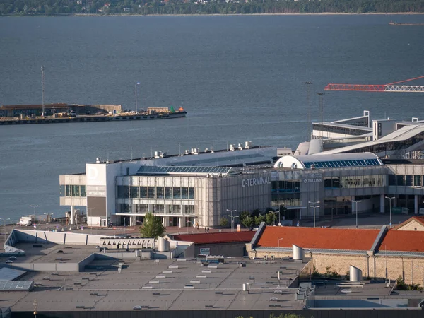 Tallinn Estonya Bölgesinin Hava Manzarası — Stok fotoğraf