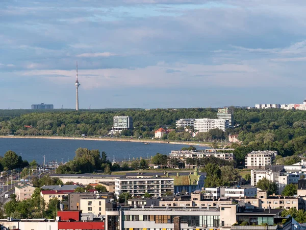 Tallinn Estonya Bölgesinin Hava Manzarası — Stok fotoğraf