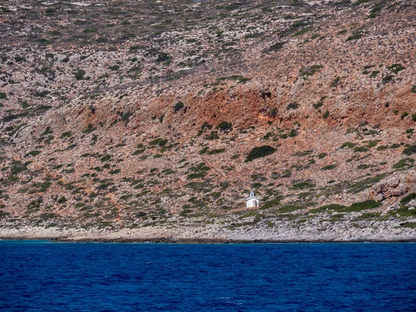 Вид Красивые Скалы Моря Крите — стоковое фото