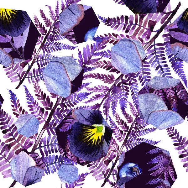 Pancy, eğreltiotu brunchları ve yaban mersinli yaban mersinli yaban mersinli arkaplansız şablon, pancy, eğreltiotu brunchları ve yaban mersinli