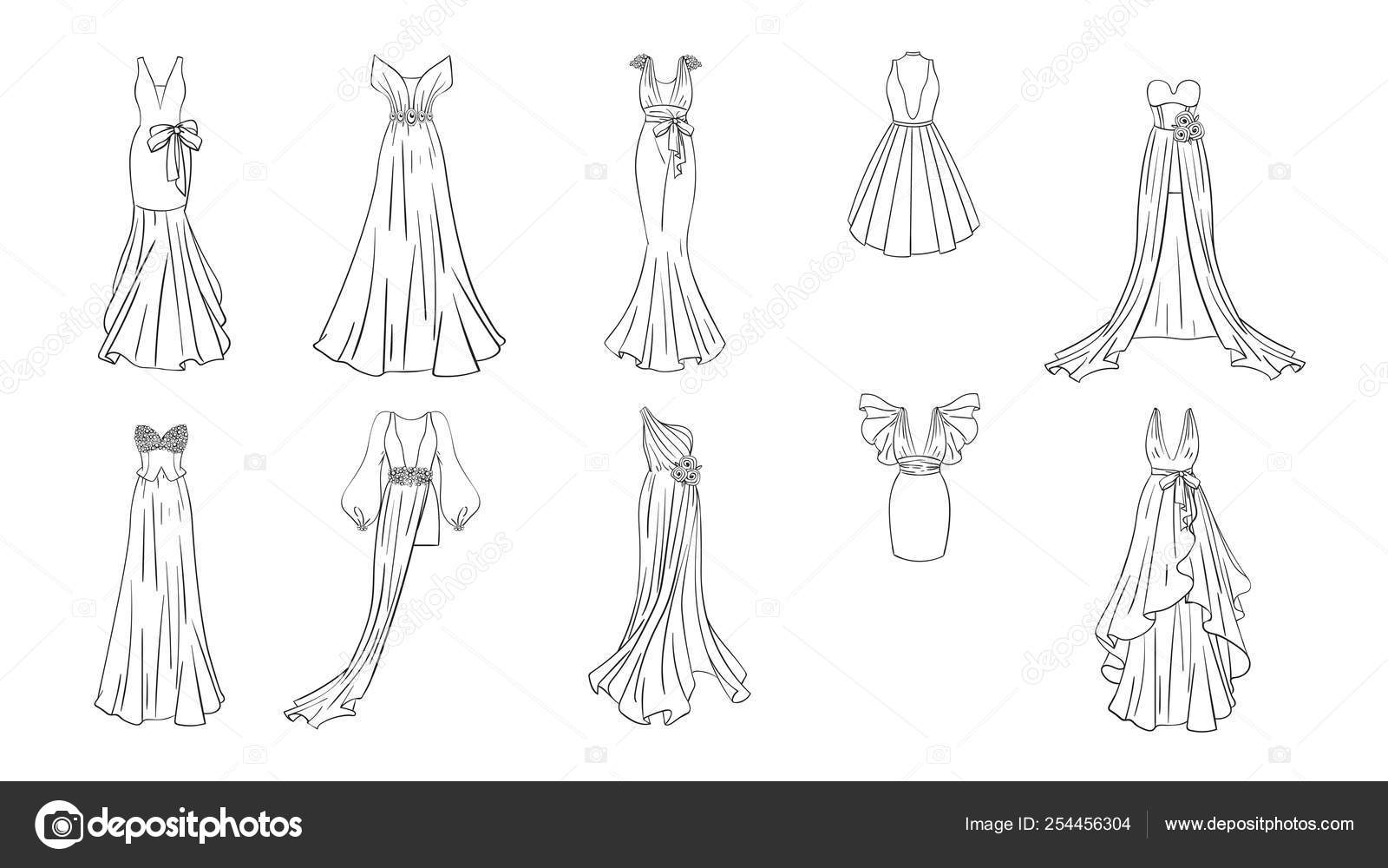 Dress Boceto Vestido De Gala Prom Dress Fashion Illustration México, image size:1600x1000