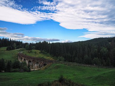 Carpatian dağlar yaz manzaraları