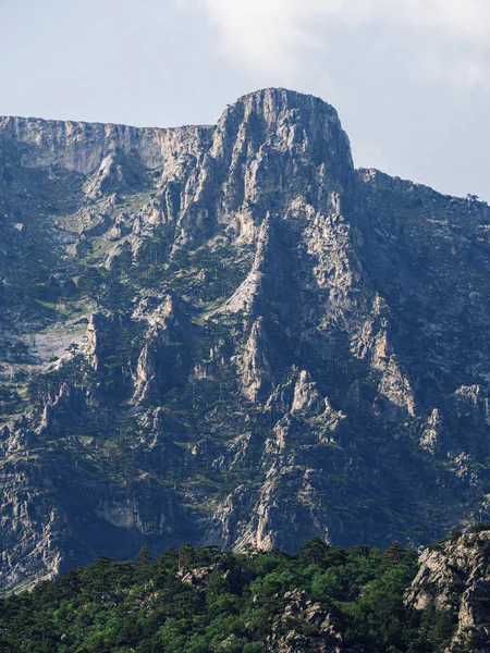 Las Montañas Crimea Bosque Verde Aldea — Foto de Stock