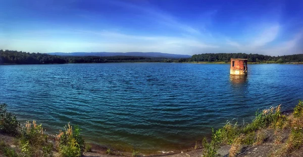 Panorama Del Lago Grande Las Montañas — Foto de Stock