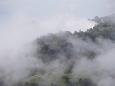 Sis carpatian dağlarda Köyü'nde 