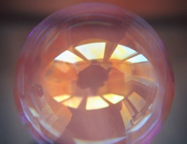 Sabun köpüğü renkli pembe şeffaf