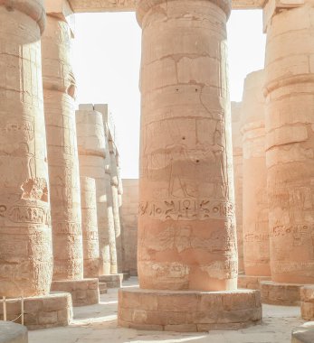 Luxor anıtlar ve colomns