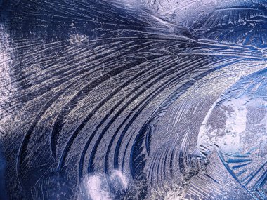 Vasıl belgili tanımlık pencere, kış soğuk desen