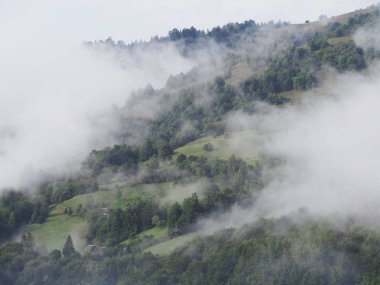 Sis carpatian dağlarda Köyü'nde 
