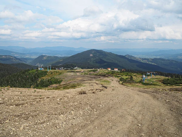 Carpatian Mountains View Top — Stock Photo, Image