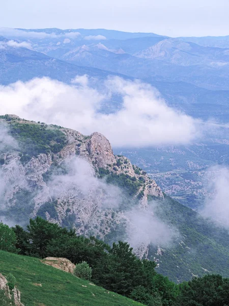 Mountains Crimea Green Forest Village — Stock Photo, Image