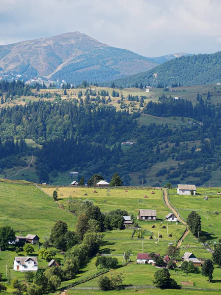 Montagne Carpatiche Vista Dall Alto — Foto Stock